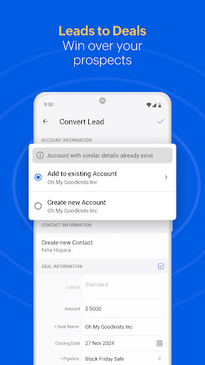 Zoho CRM - Sales & Marketing ekran görüntüsü