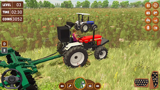 Indian Tractor Game 3d Tractor ekran görüntüsü