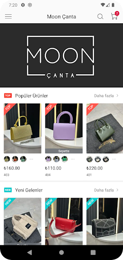 Moon Çanta ekran görüntüsü