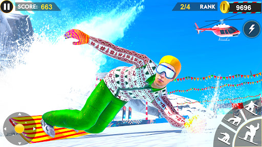snowboard dağ dublör 3d ekran görüntüsü