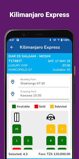 Kilimanjaro Express ekran görüntüsü