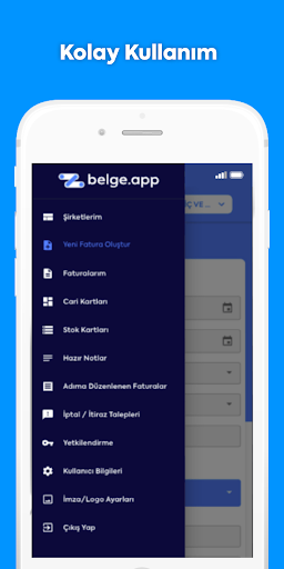 Belge App - E-Arşiv Portal ekran görüntüsü
