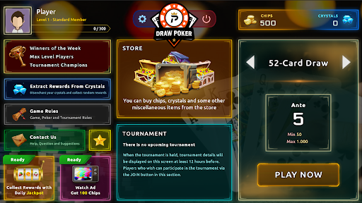 Draw Poker Online ekran görüntüsü