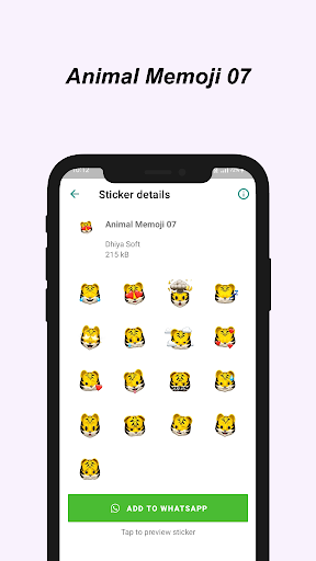 Animal Memoji ekran görüntüsü