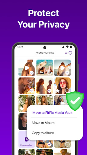 FitPix - Photo & Video Vault ekran görüntüsü