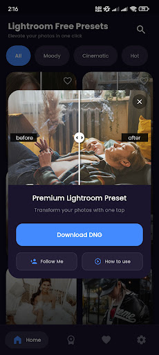 Preset & Filter for Lightroom ekran görüntüsü