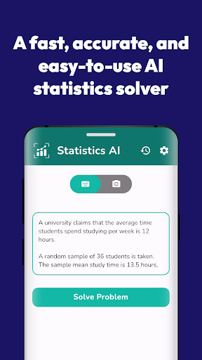 Statistics AI Problem Solver ekran görüntüsü