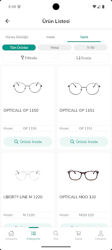 Optiksan ekran görüntüsü