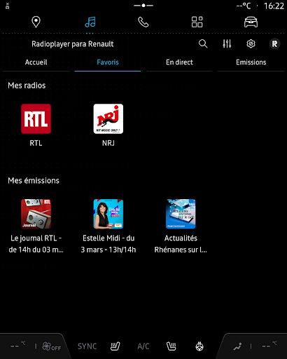 Radioplayer for Renault ekran görüntüsü