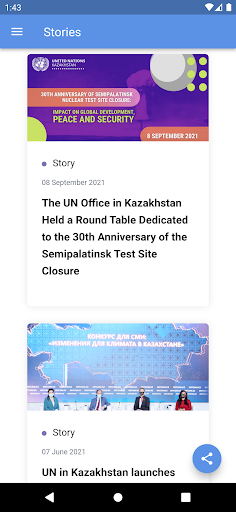 UN Kazakhstan ekran görüntüsü