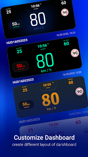 Car Dashboard Speedometer HUD ekran görüntüsü