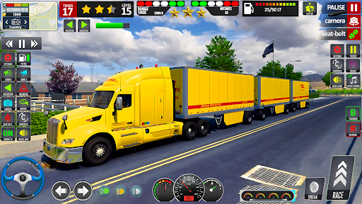 Truck Driving Offline Games 3d ekran görüntüsü