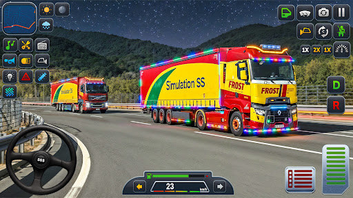 City Transport Truck Game 3D ekran görüntüsü