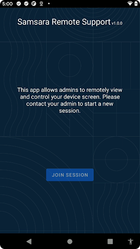 Samsara Remote Support ekran görüntüsü