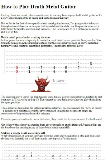How to Play Heavy Metal Guitar ekran görüntüsü