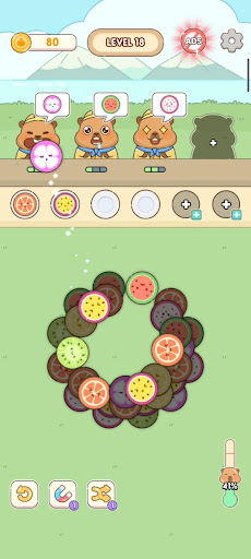 Capybara Fruit Match ekran görüntüsü