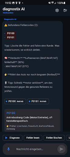 AI OBD2 Car Scanner for ELM327 ekran görüntüsü