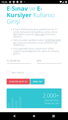 Ehliyet ESınav - E-Sürücü ekran görüntüsü
