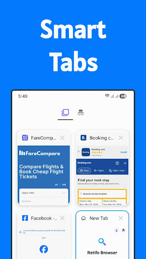 Lite Browser - Retifo Browser ekran görüntüsü
