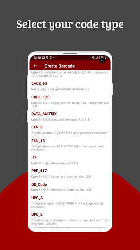 code 128 barcode scanner ekran görüntüsü