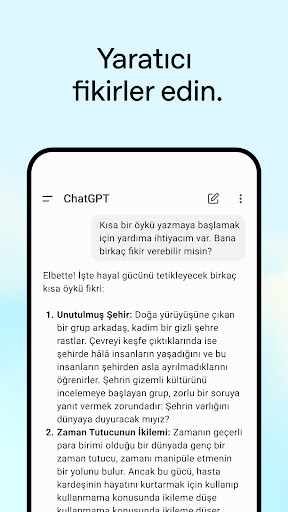 ChatGPT ekran görüntüsü