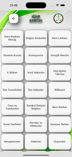 Iğdır Barosu ekran görüntüsü