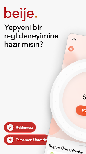beije: Regl & Döngü Takvimi ekran görüntüsü