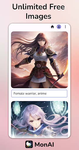 monAI - AI Art Generator ekran görüntüsü