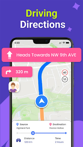 GPS, Haritalar, Navigasyon ekran görüntüsü