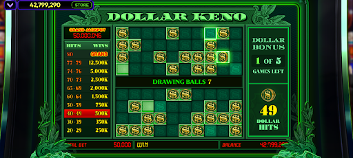 Vegas Keno ekran görüntüsü