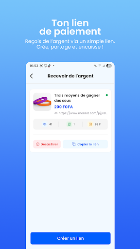 Monniz - Transfert d'argent ekran görüntüsü