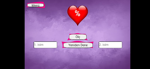 İsimli Aşk Testi - Aşk Ölçer ekran görüntüsü