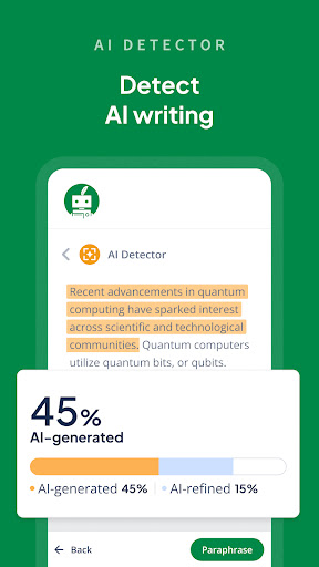 QuillBot: AI Writing Assistant ekran görüntüsü