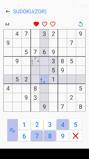 Sudoku ekran görüntüsü