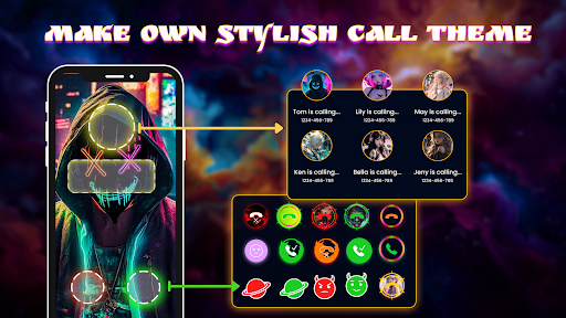 Color Phone Call Screen Themes ekran görüntüsü