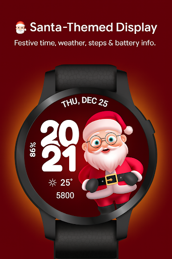 Xmas WatchFace Wear OS ekran görüntüsü