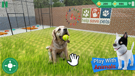 Trò chơi nuôi chó Sim Pet 3D ekran görüntüsü