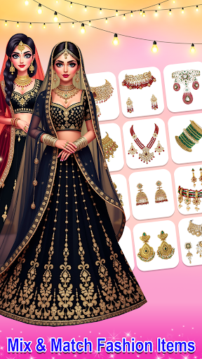 Indian Girl Dress Up & Makeup ekran görüntüsü
