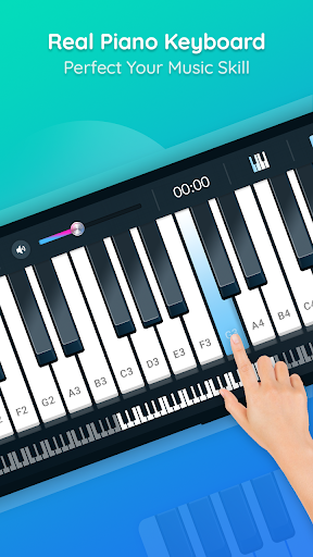 Real Piano Keyboard ekran görüntüsü