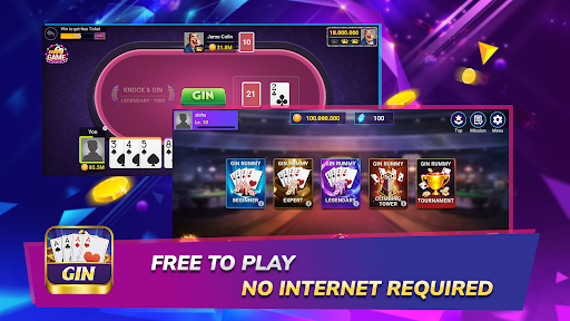 Gin Rummy - Offline Card Game ekran görüntüsü