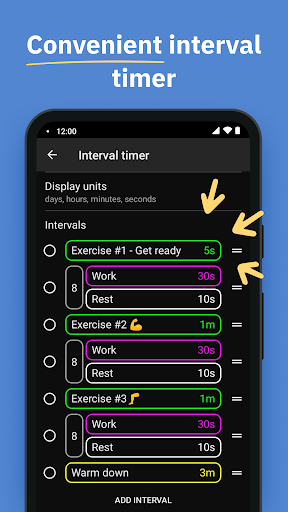 MultiTimer: Multiple timers ekran görüntüsü