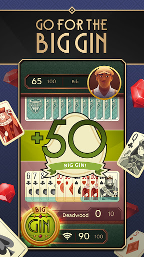 Grand Gin Rummy: Card Game ekran görüntüsü