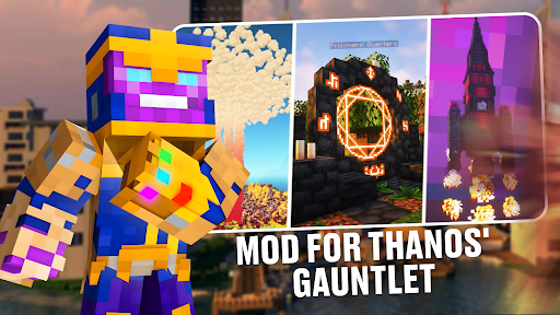 Superheroes 2 Minecraft Thanos ekran görüntüsü