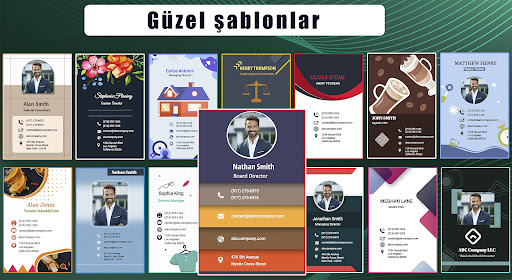 Kartvizit Oluşturucu ekran görüntüsü