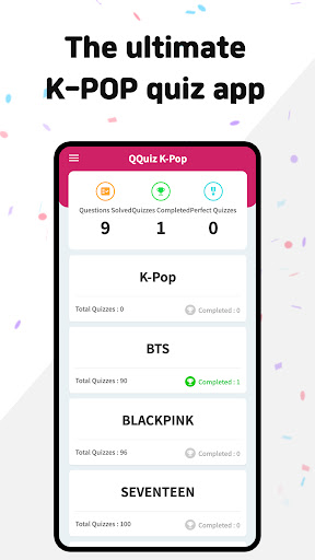 QQuiz K-POP ekran görüntüsü