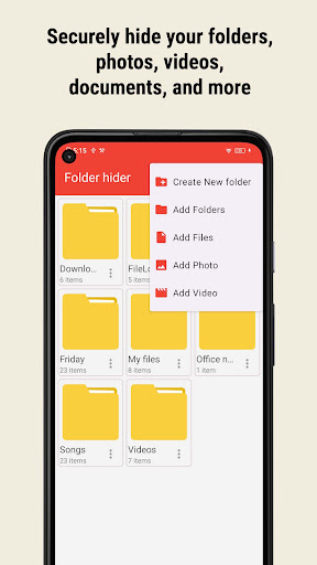 Lock my Folder - Folder hider ekran görüntüsü