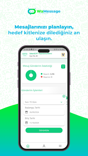 WaMessage Bulk WP Toplu Mesaj ekran görüntüsü