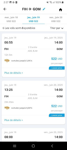 Air Congo ekran görüntüsü