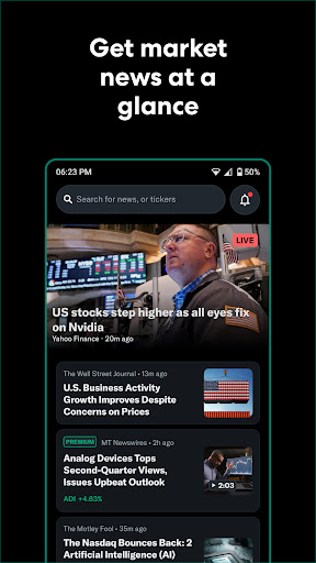 Yahoo Finance: Stocks & News ekran görüntüsü