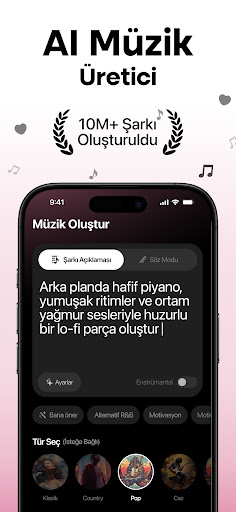 MyTunes : AI Müzik Oluşturucu ekran görüntüsü